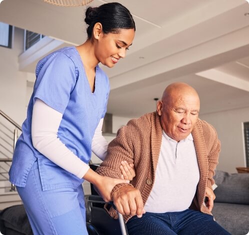 Old man took our services image